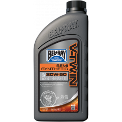 Λάδι μηχανής BEL-RAY V-Twin Semi-Synthetic 4T 20W-50 1L