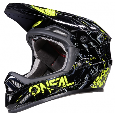 Κράνος ποδηλασίας O'NEAL BACKFLIP ZOMBIE BLACK/NEON YELLOW