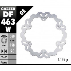 Δισκόπλακα μοτοσυκλέτας εμπρός Galfer WAVE FIXED DISC WAVE FIXEDDF463W Δισκόπλακα μοτοσυκλέτας εμπρός Galfer WAVE FIXED DISC WAVE FIXEDDF463W