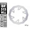 Πίσω δισκόπλακα μοτοσυκλέτας Galfer WAVE FIXED SOLID 245X5mm DF515WLL