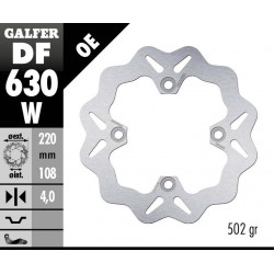 Πίσω δισκόπλακα μοτοσυκλέτας Galfer WAVE FIXED DISC WAVE FIXED 220x4mm DF630W Πίσω δισκόπλακα μοτοσυκλέτας Galfer WAVE FIXED DISC WAVE FIXED 220x4mm DF630W