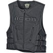 Δερμάτινο γιλέκο μηχανής ICON VEST RED D3O Δερμάτινο γιλέκο μηχανής ICON VEST RED D3O thumb