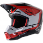 Κράνος μηχανής motocross ALPINESTARS SM5 BEAM BLACK/GRAY/RED thumb