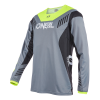 Μπλούζα ποδηλασίας O'NEAL ELEMENT FR HYBRID V.22 GRAY/NEON YELLOW