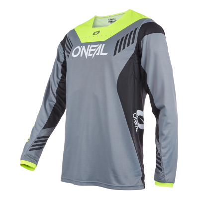 Μπλούζα ποδηλασίας O'NEAL ELEMENT FR HYBRID V.22 GRAY/NEON YELLOW