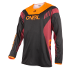Μπλούζα ποδηλασίας O'NEAL ELEMENT FR HYBRID V.22 BLACK/RED/ORANGE