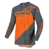 Μπλούζα motocross ALPINESTARS RACER SUPERMATIC S21 ANTHRACITE/ORANGE