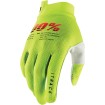 Γάντια μηχανής motocross 100% iTRACK FLUO YELLOW thumb