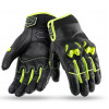 Δερμάτινα γάντια μηχανής 70 DEGREES WINTER URBAN BLACK/YELLOW