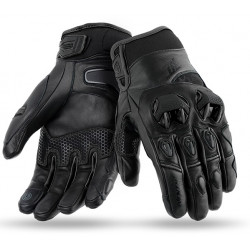 Δερμάτινα γάντια μηχανής 70 DEGREES WINTER URBAN BLACK