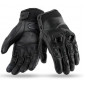 Δερμάτινα γάντια μηχανής 70 DEGREES WINTER URBAN BLACK thumb