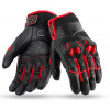 Δερμάτινα γάντια μηχανής 70 DEGREES WINTER URBAN BLACK/RED