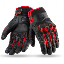 Δερμάτινα γάντια μηχανής 70 DEGREES WINTER URBAN BLACK/RED