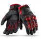 Δερμάτινα γάντια μηχανής 70 DEGREES WINTER URBAN BLACK/RED thumb