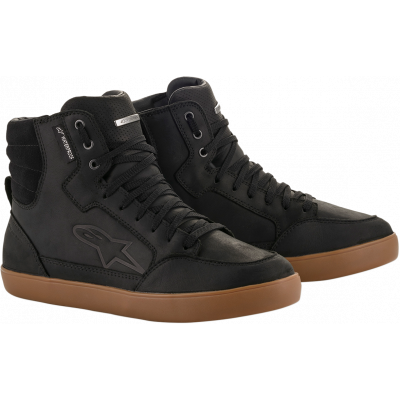 Μποτάκια μηχανής ALPINESTARS J-6 Black/Gum WATERPROOF