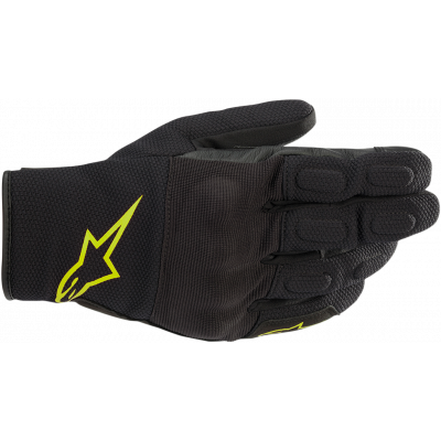 Γάντια μηχανής ALPINESTARS S-MAX DRYSTAR ΜΑΥΡΟ/ΚΙΤΡΙΝΟ