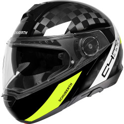 Κράνος μηχανής SCHUBERTH C4 PRO CARBON AVIO YELLOW FLIP-UP