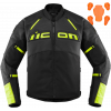 Μπουφάν μηχανής ICON CONTRA2 LEATHER HI-VIZ