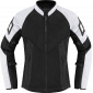 Γυναικείο μπουφάν μηχανής ICON MESH AF WHITE thumb