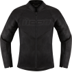 Γυναικείο μπουφάν μηχανής ICON HOOLIGAN CE BLACK thumb