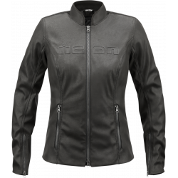 Γυναικείο μπουφάν μηχανής ICON TUSCADERO2 - BLACK