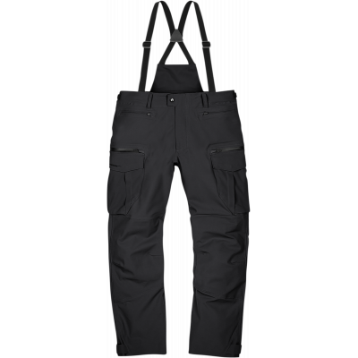 Παντελόνι μηχανής ICON STORMHAWK WP OVERPANT - ΜΑΥΡΟ