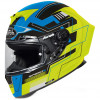 Κράνος μηχανής AIROH GP550 S CHALLENGE BLUE/YELLOW MATT