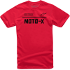 Κοντομάνικο μπλουζάκι ALPINESTARS Moto X RED