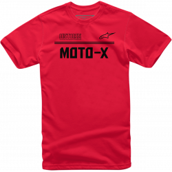 Κοντομάνικο μπλουζάκι ALPINESTARS Moto X RED