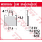 Τακάκια μοτοσυκλέτας TRW MCB789SRT thumb