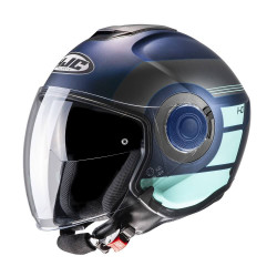 Κράνος μηχανής HJC i40 SPINA ΜΠΛΕ JET-OPEN FACE