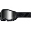 Μάσκα motocross 100% ACCURI 2 SCRANTON BLACK/SILVER MIRROR