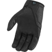 Γάντια μηχανής ICON HOOLIGAN CE - BLACK thumb
