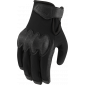 Δερμάτινα γάντια μηχανής ICON PDX3 - BLACK thumb