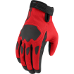 Γάντια μηχανής ICON HOOLIGAN CE - RED thumb