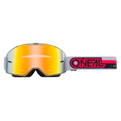 Μάσκα μηχανής motocross B-20 PROXY GRAY/RED-RADIUM RED