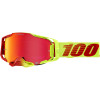 Μάσκα μηχανής motocross 100% ARMEGA SOLARIS HIPER ΚΟΚΚΙΝΟ