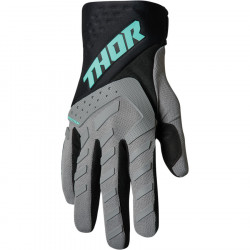 Γάντια μηχανής THOR SPECTRUM GRAY/BLACK/MINT Γάντια μηχανής THOR SPECTRUM GRAY/BLACK/MINT