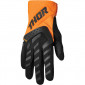 Γάντια μηχανής THOR SPECTRUM FLO ORANGE/BLACK thumb