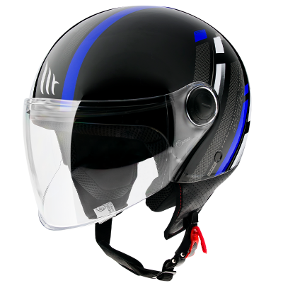 Κράνος μηχανής MT STREET SCOPE GLOSS BLUE