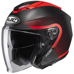 Κράνος μηχανής HJC i30 DEXTA ΚΟΚΚΙΝΟ JET - OPEN FACE με Sunvisor