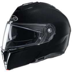 Κράνος μηχανής HJC i90 BLACK GLOSS FLIP-UP με Sunvisor
