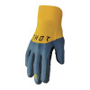 Γάντια μηχανής THOR AGILE RIVAL TEAL/YELLOW