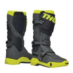Μπότες motocross THOR RADIAL GRAY/FLO YELLOW BOOT