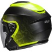 Κράνος μηχανής HJC i30 DEXTA ΚΙΤΡΙΝΟ JET - OPEN FACE με Sunvisor thumb