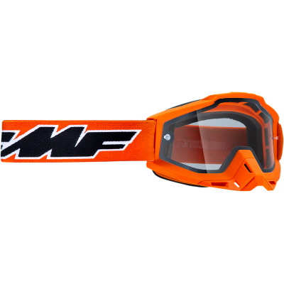 Μάσκα motocross FMF PowerBomb OTG Rocket ORANGE Clear