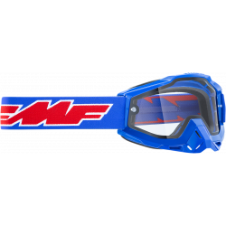 Μάσκα motocross FMF PowerBomb OTG Rocket BLUE Clear
