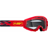 Παιδική Μάσκα μηχανής motocross FMF Youth PowerCore Flame