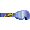 Μάσκα μηχανής motocross FMF PowerCore Core MIRROR BLUE thumb