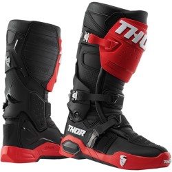 Μπότες motocross THOR RADIAL RED/BLACK